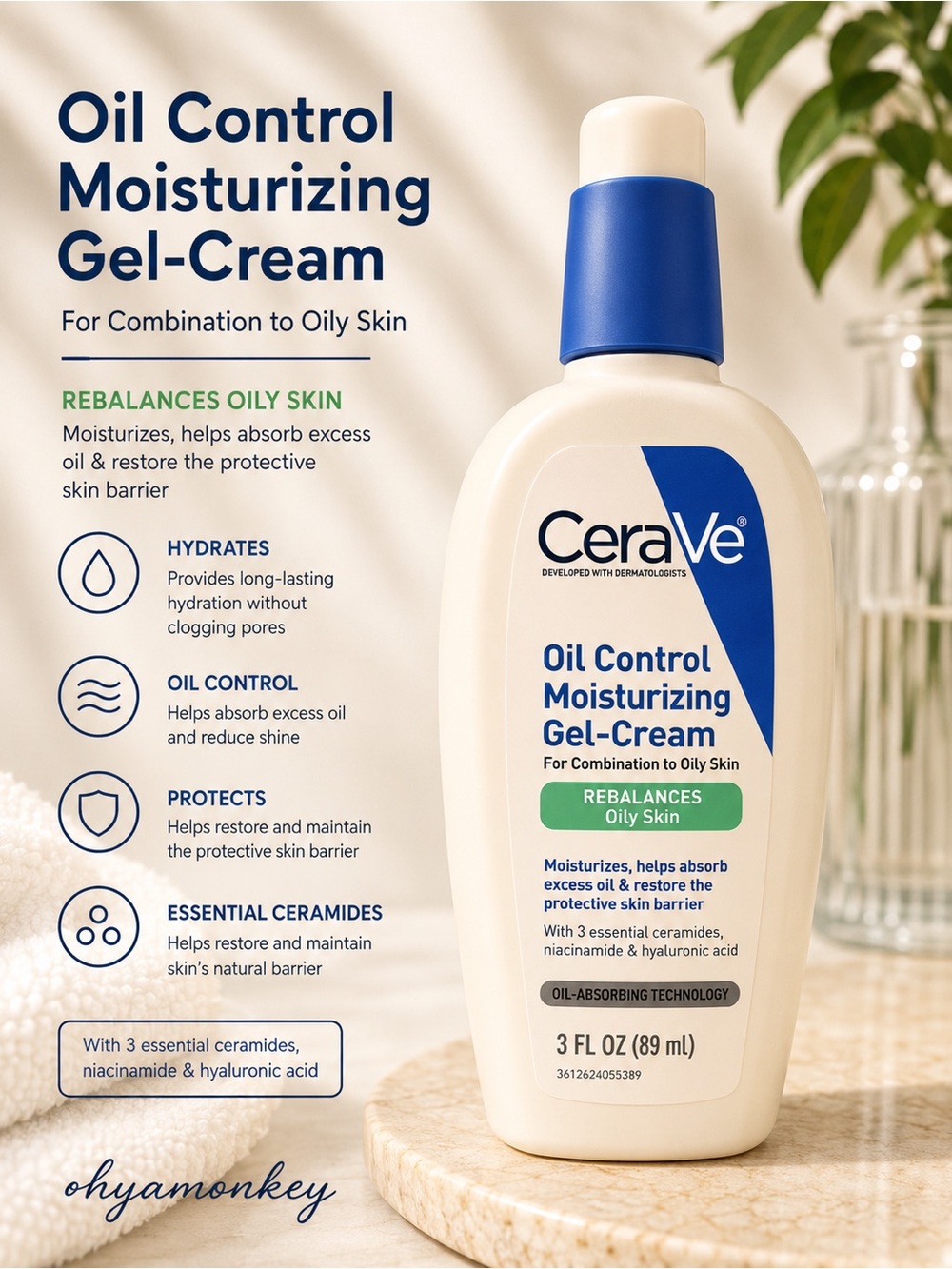 CeraVe Oil Control Moisturizing Gel-Cream